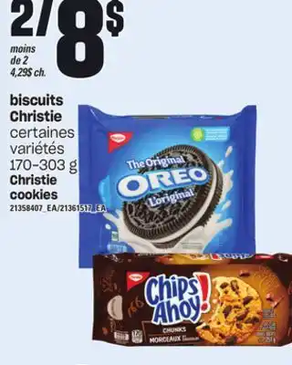 Provigo Biscuits christie, 170-303 g offer