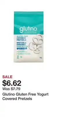 Well Glutino gluten free yogurt covered pretzels offer