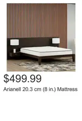 Costco Arianell 20.3 cm (8 in.) mattress offer