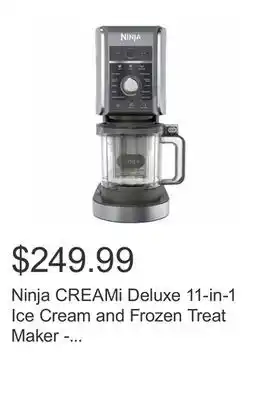 Costco Ninja creami deluxe 11-in-1 ice cream and frozen treat maker - english only offer
