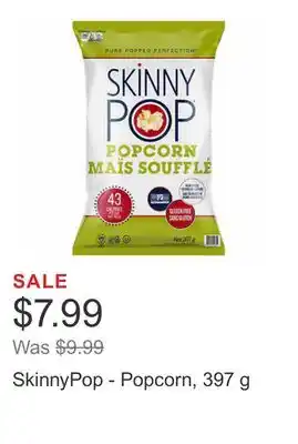 Costco Skinnypop - popcorn, 397 g offer