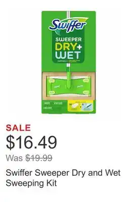 Costco Swiffer sweeper dry and wet sweeping kit offer