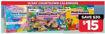 Showcase 14 day countdown calendars offer