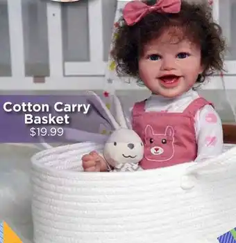 Showcase Cotton carry basket offer