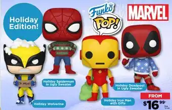 Showcase Holiday edition! marvel funko pop! offer