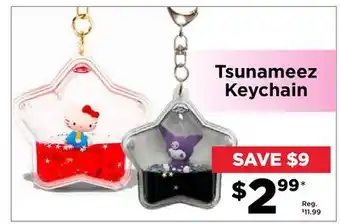 Showcase Tsunameez keychain offer