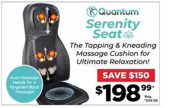 Showcase Quantum serenity seat offer