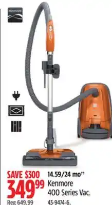 Canadian Tire Kenmore 400 series vac offer