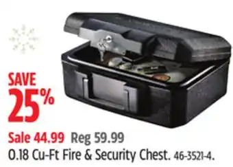 Canadian Tire Sentry 0.18 cu-ft fire & security chest offer