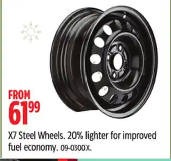 Canadian Tire Macpek x7 steel wheels offer