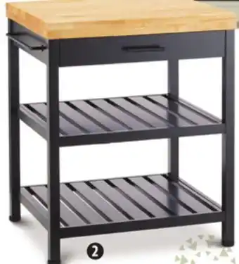 Canadian Tire Canvas vernon kitchen island with butcher-block top offer