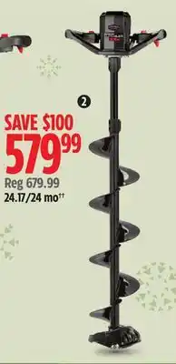 Canadian Tire Strikemaster lite flite lithium 24v 8˝ electric ice auger offer