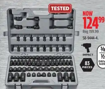 Canadian Tire Maximum impact socket sets offer