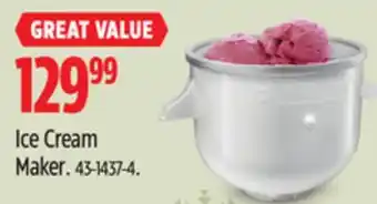 Canadian Tire Kitchenaid ice cream maker offer