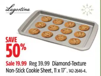 Canadian Tire Lagostina diamond-texture non-stick cookie sheet, 11 x 17 offer