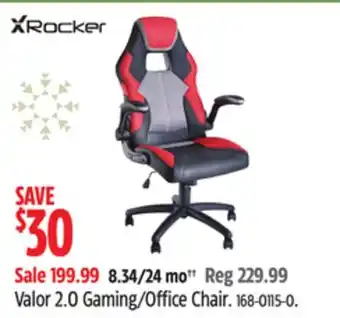 Canadian Tire X rocker valor 2.0 gaming/office chair offer