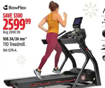 Canadian Tire Bowflex t10 treadmill offer