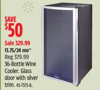 Canadian Tire Master chef 36-bottle wine cooler offer