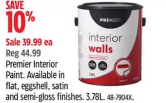 Canadian Tire Premier interior paint offer