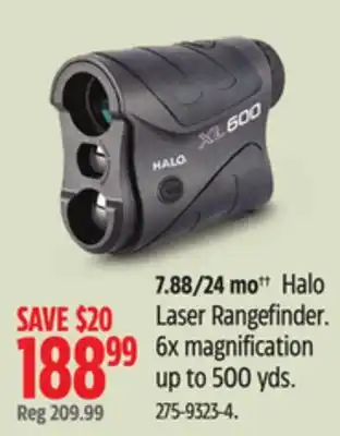 Canadian Tire Halo laser rangefinder offer