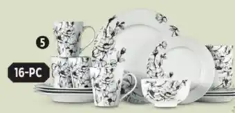 Canadian Tire Canvas wild rose dinnerware set offer
