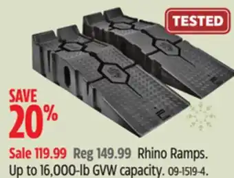 Canadian Tire Hopkins towing solution rhino ramps offer