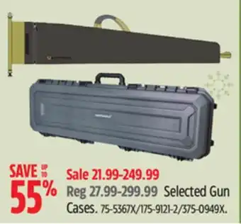 Canadian Tire Huntshield selected gun cases offer