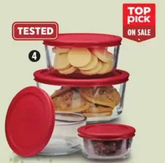Canadian Tire Anchor hocking 8-pc glass food storage set offer