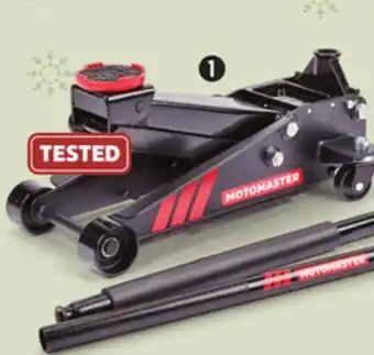 Canadian Tire Motomaster 3-ton standard-duty garage jack lift range 13cm-46.5cm offer