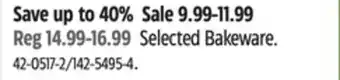Canadian Tire Wilton selected bakeware offer
