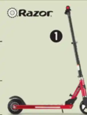 Canadian Tire Razor power a2 kids' electric scooter offer