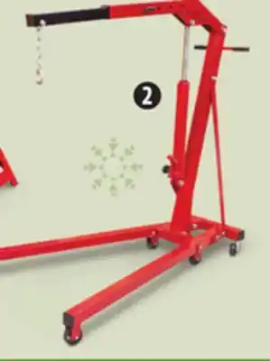 Canadian Tire Big red 3-ton suv trolley jack with extended height offer