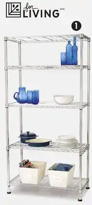 Canadian Tire 5-tier wire shelf offer