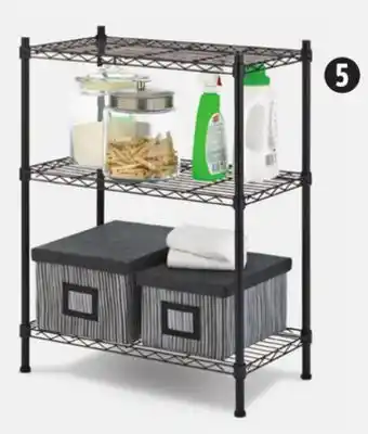 Canadian Tire 3-tier wire shelf offer
