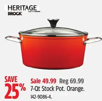 Canadian Tire Heritage the rock 7-qt stock pot offer