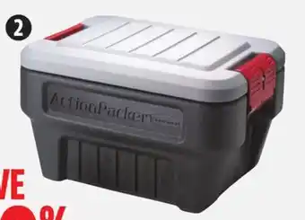 Canadian Tire Rubbermaid 30.3l action packer offer
