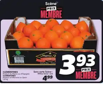 IGA Clementines offer