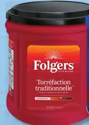 IGA Folgers ground coffee offer