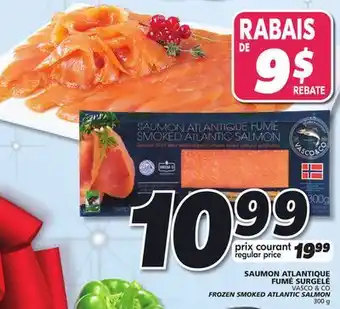 IGA Vasco & co frozen smoked atlantic salmon offer