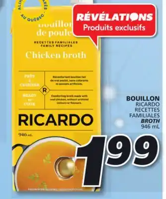 IGA Ricardo broth offer
