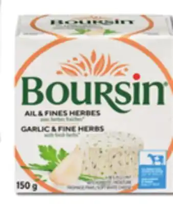 IGA Boursin garlic & fine herbs offer
