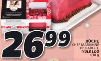 IGA Chef marianne dr isabelle yule log offer