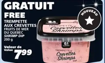 IGA Fruits de mer du quebec shrimp dip offer