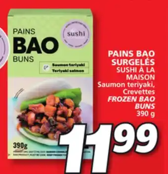 IGA Sushi à la maison frozen bao buns offer