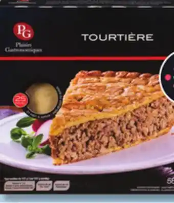 IGA Plaisirs gastronomiques fresh tourtière, pie, quiche or puff pastry offer