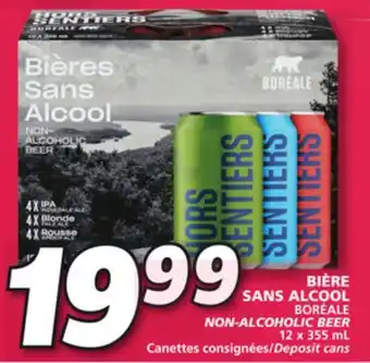 IGA Boréale non-alcoholic beer offer