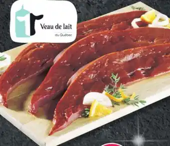 IGA Fresh milk-fed veal liver offer