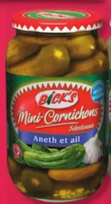 IGA Bick's pickles offer