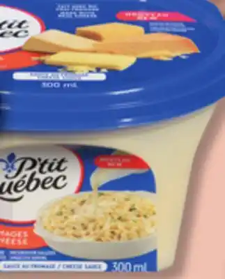 IGA P'tit québec cheese sauce offer