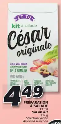IGA Et tu salad kit offer